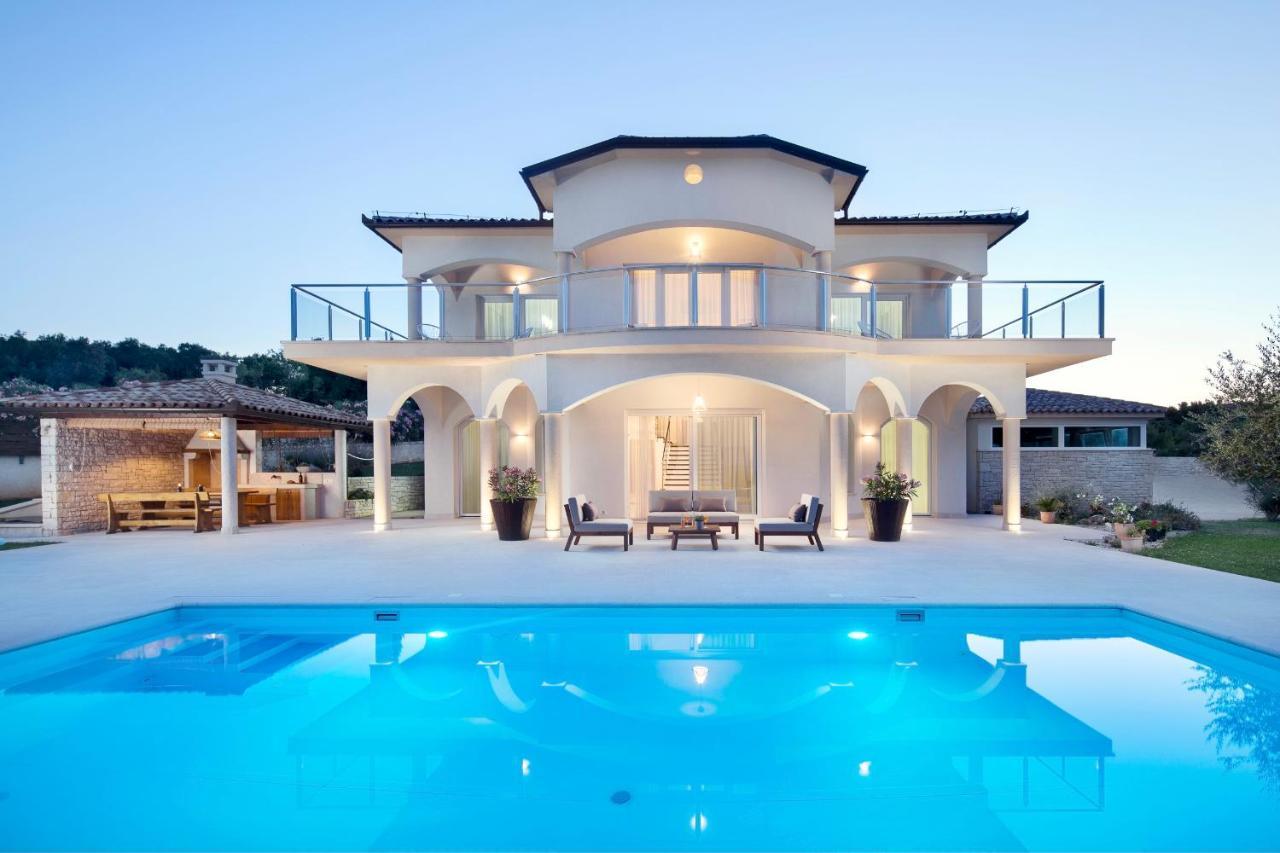 Luxury Panorama Vila With Amazing Seaview In Gondolici 7 Km From Rabac Labin  Exteriör bild