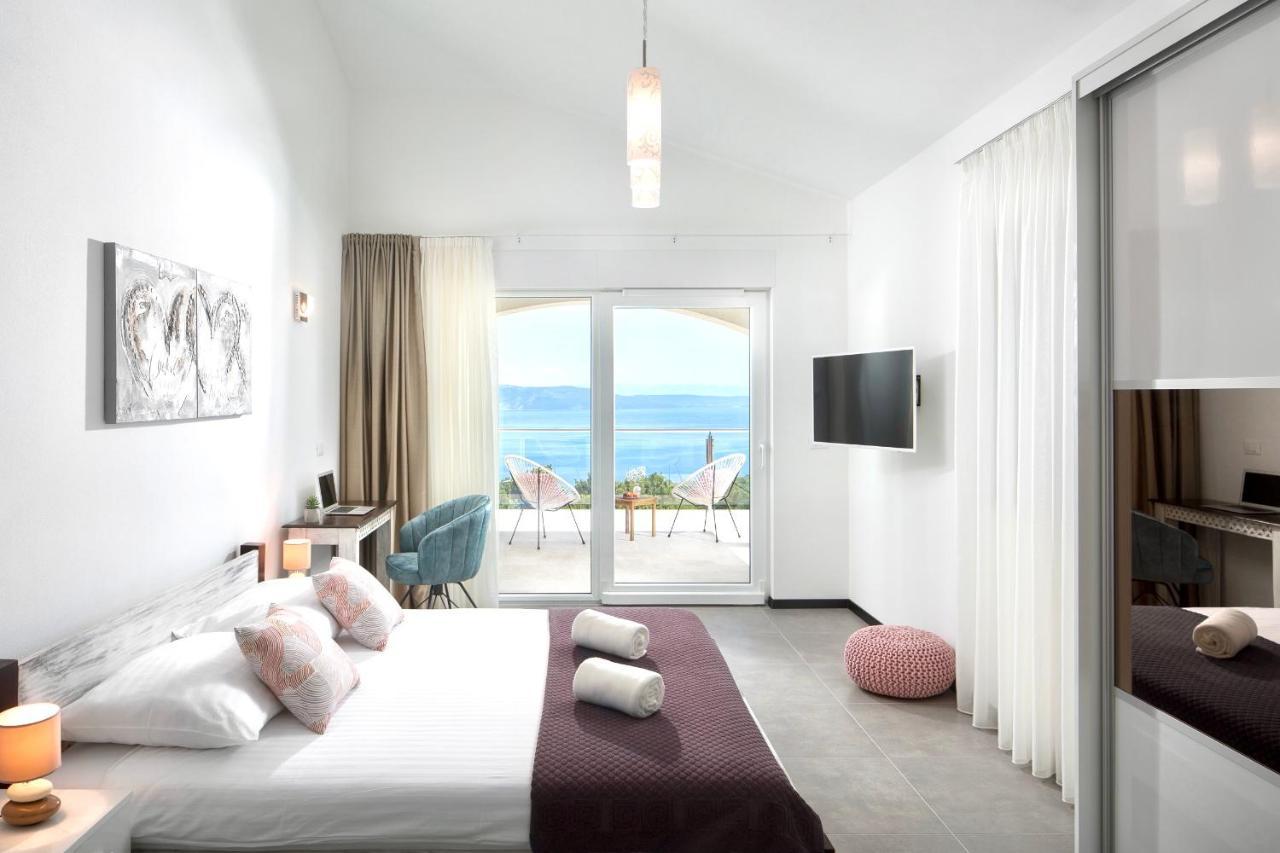 Luxury Panorama Vila With Amazing Seaview In Gondolici 7 Km From Rabac Labin  Exteriör bild