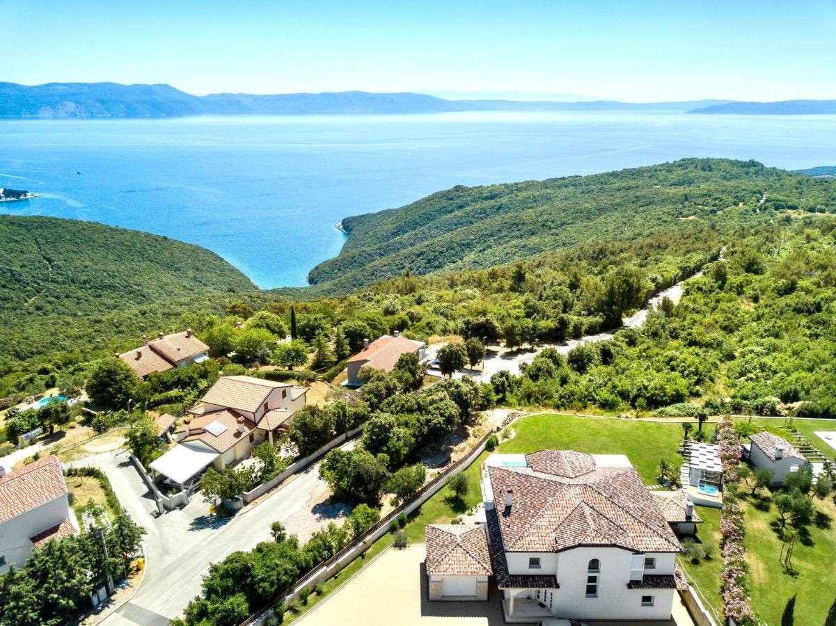 Luxury Panorama Vila With Amazing Seaview In Gondolici 7 Km From Rabac Labin  Exteriör bild