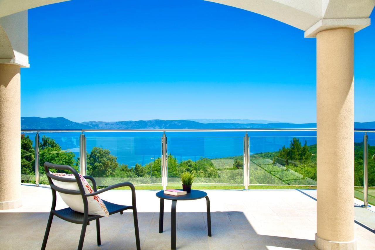 Luxury Panorama Vila With Amazing Seaview In Gondolici 7 Km From Rabac Labin  Exteriör bild
