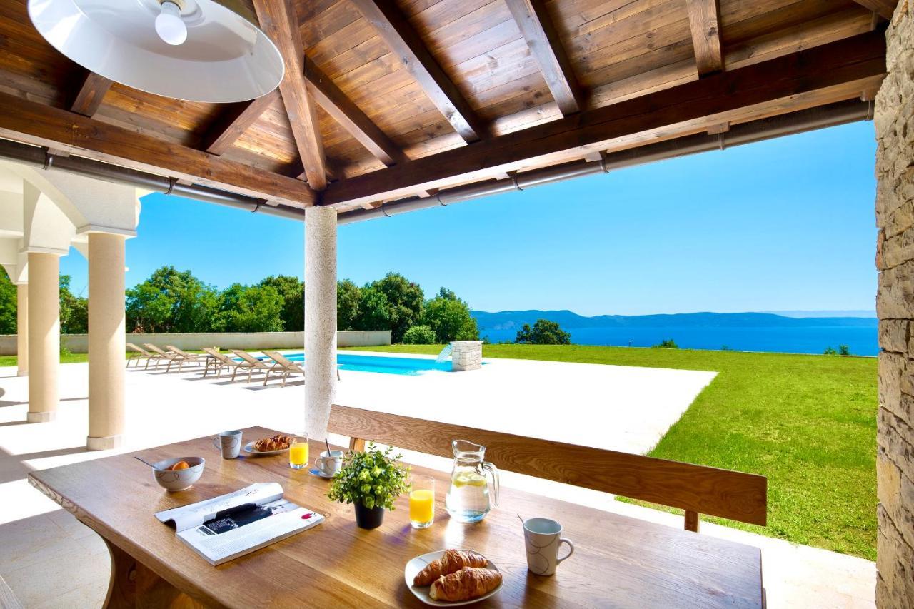 Luxury Panorama Vila With Amazing Seaview In Gondolici 7 Km From Rabac Labin  Exteriör bild