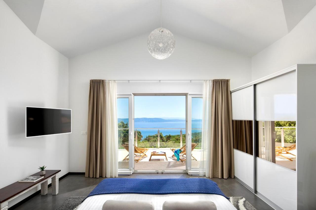 Luxury Panorama Vila With Amazing Seaview In Gondolici 7 Km From Rabac Labin  Exteriör bild